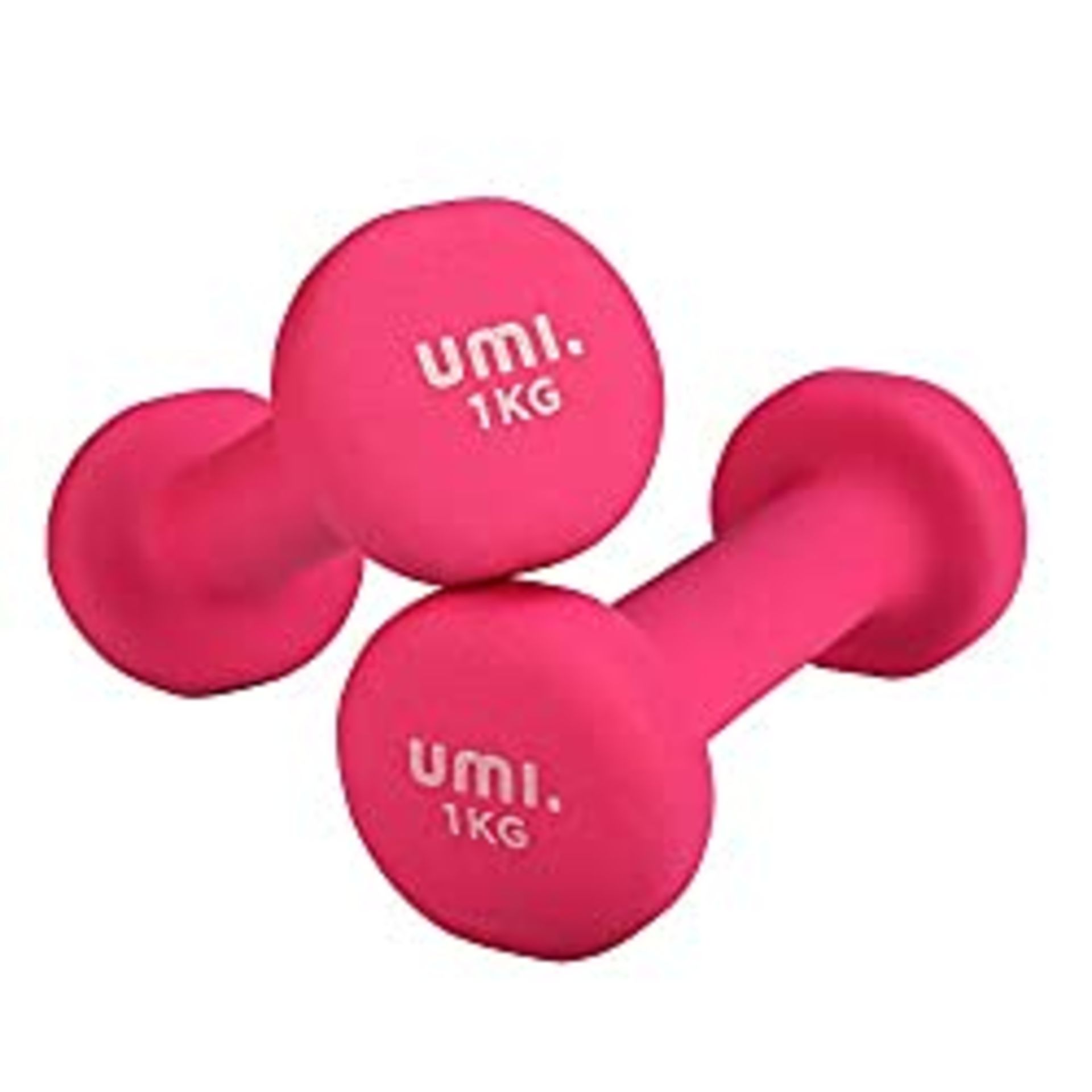 RRP £11.99 Amazon Brand - Umi - Neoprene Dumbbell (2 x 1KG)