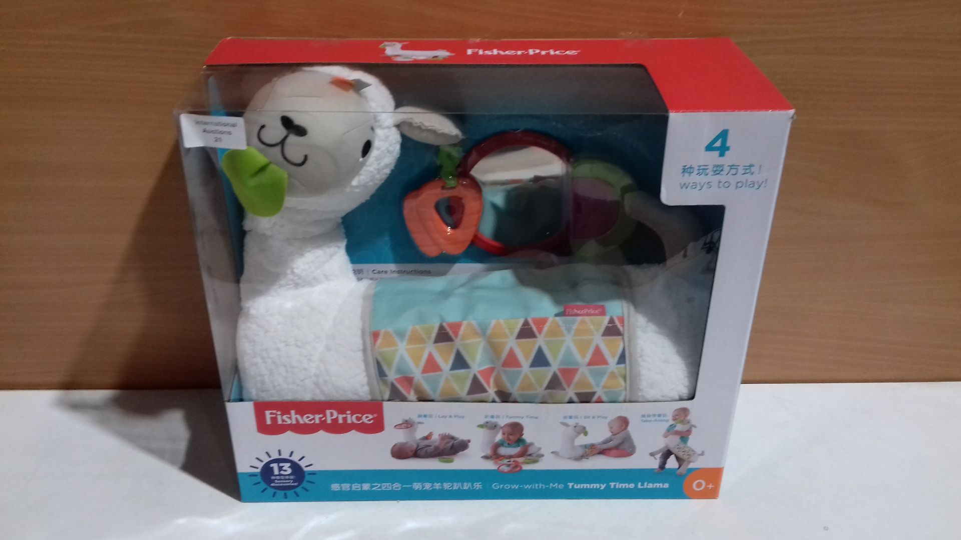 RRP £27.80 Fisher-Price Grow-with-Me Tummy Time Llama - Image 2 of 2
