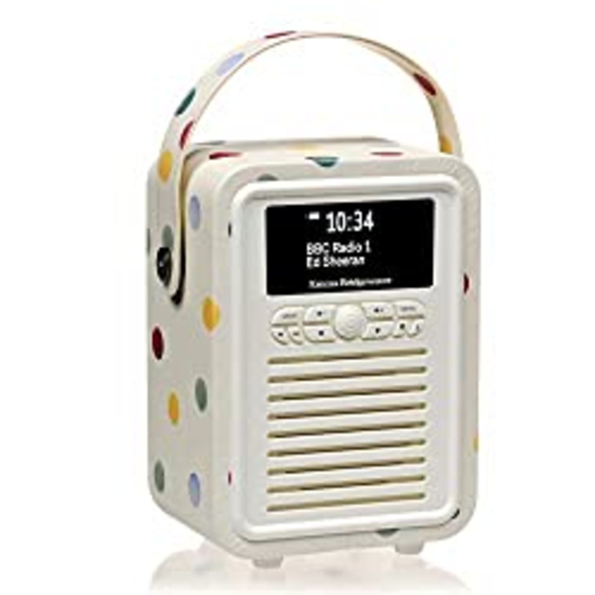 RRP £89.99 VQ Retro Mini DAB Radio with Bluetooth