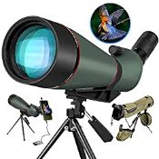 RRP £167.75 LAKWAR 25-75x100 HD Spotting Scope For Bird Watching