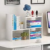 RRP £25.99 Wood Adjustable Bookshelf Bookcase