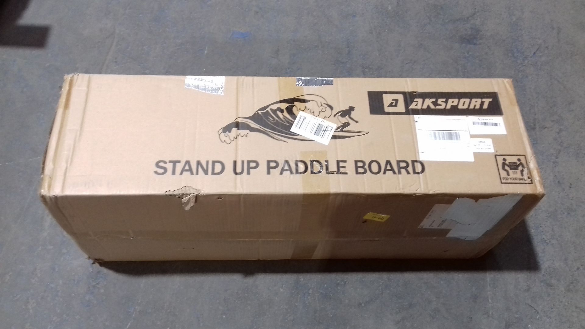 RRP £229.99 AKSPORT 10'6" 32" 6" Inflatable Stand Up Paddle Board - Image 2 of 2