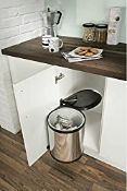 RRP £44.99 Britten & James Cupboard Waste Bin with Lid for Kitchen 15 Litre