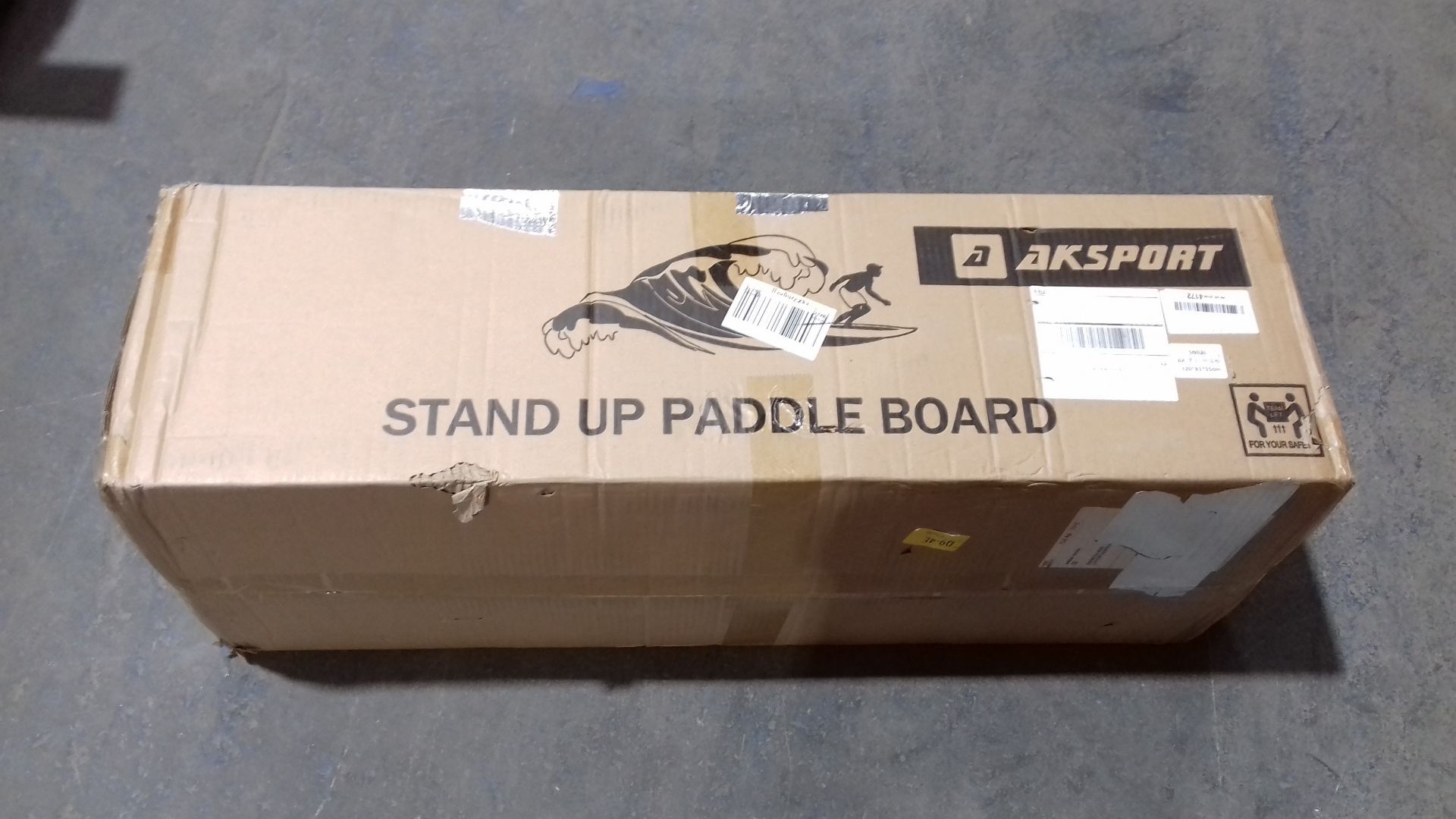 RRP £229.99 AKSPORT 10'6" 32" 6" Inflatable Stand Up Paddle Board - Image 2 of 2