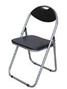 RRP £22.99 Premier Housewares Folding Chair with Leather Effect