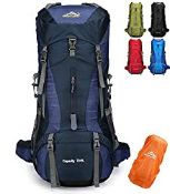 RRP £42.07 Doshwin 70L Large Backpack Camping Trekking Hiking