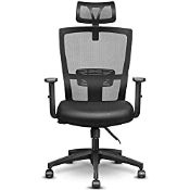 RRP £139.99 mfavour Ergonomic Office Chair Mesh Chair Heavy Duty Office Chair
