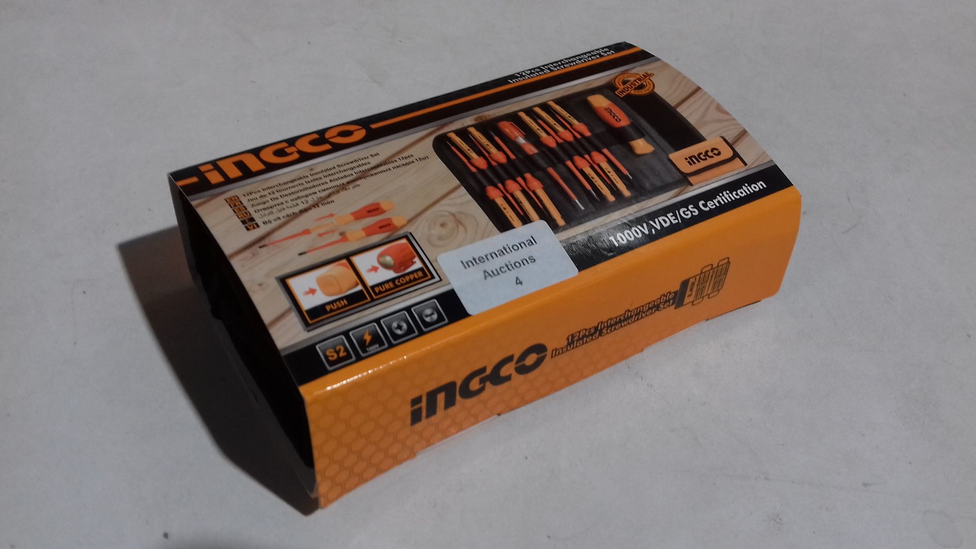 RRP £20.99 INGCO 12Pcs Interchangeable Insulated Screwdriver Set - Image 2 of 2