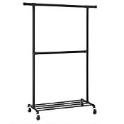 RRP £45.34 SONGMICS Industrial Clothes Rack on Wheels