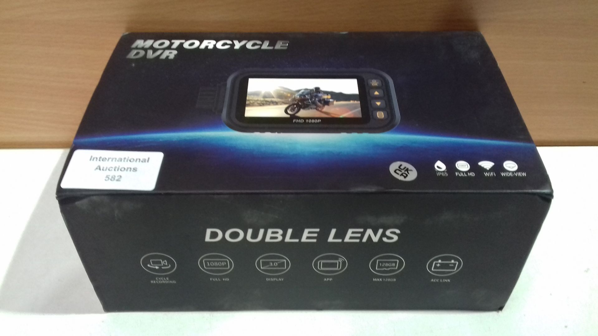 RRP £85.99 OBEST All Waterproof 1080P Motorcycle Dash cam - Image 2 of 2