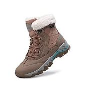 RRP £40.45 TARELO Womens Hiking Boots Snow Shoes Brown 4.5
