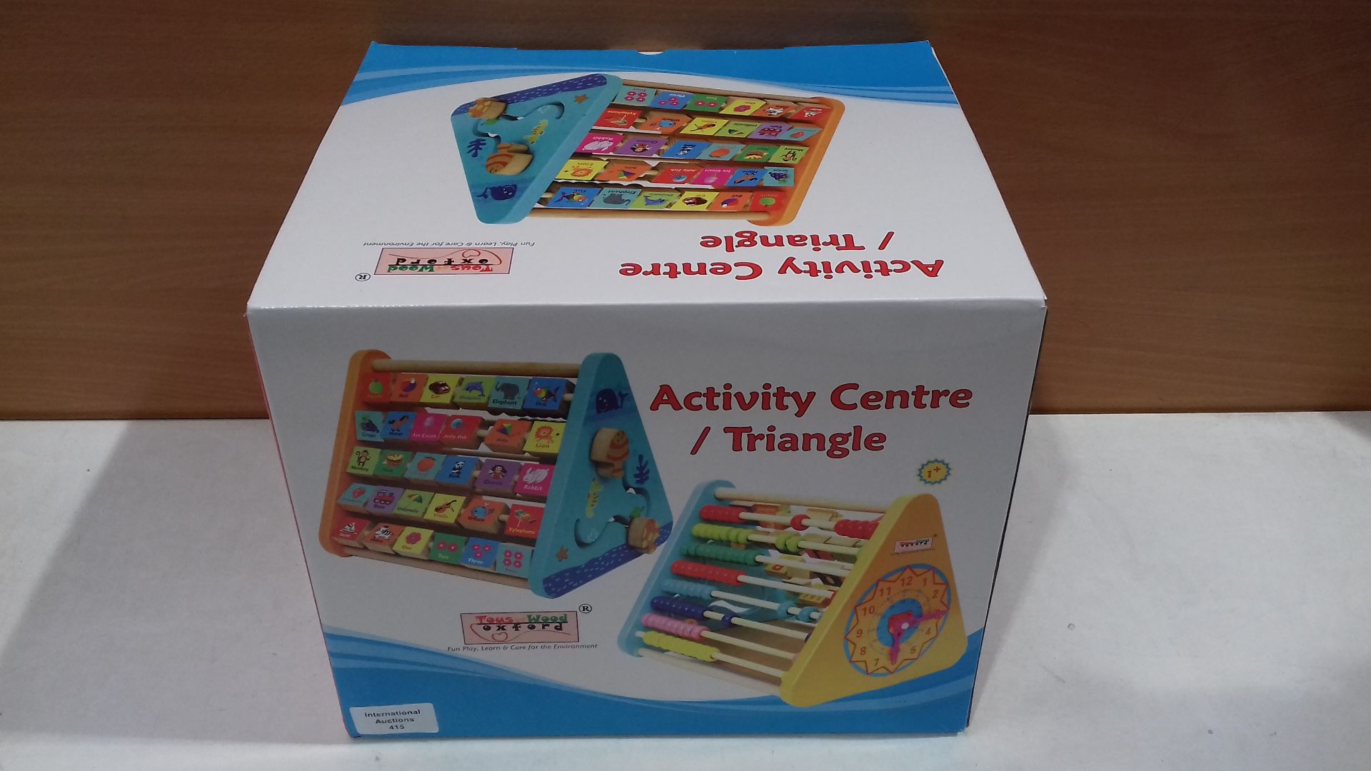 RRP £32.68 TOWO Wooden Activity Centre Triangle toys - Image 2 of 2