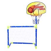 RRP £25.88 VGEBY Basketball and Soccer Sports Goal Sets