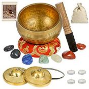 RRP £33.90 PP OPOUNT Tibetan Singing Bowl Set