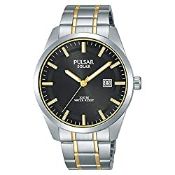 RRP £50.83 Pulsar Men's Analogue Analog Quartz Watch with Stainless Steel Strap PX3169X1
