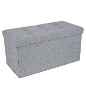 RRP £32.99 SONGMICS Storage Ottoman