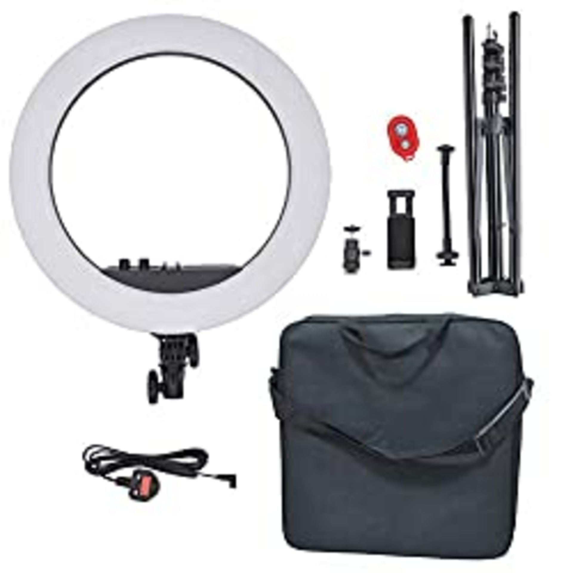 RRP £85.99 18 inches Ring Light With Stand and Phone Holder