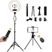 RRP £56.39 14" Ring Lights with Tripod Stand