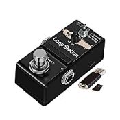 RRP £36.98 Vivlex Looper Pedal Mini Loop Recording Pedal Stompbox