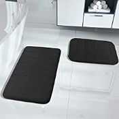 RRP £15.98 Yimobra Memory Foam Bathroom Mat Set