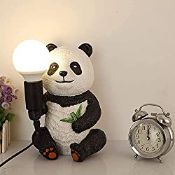 RRP £30.90 Resin Panda Design Table Lamps