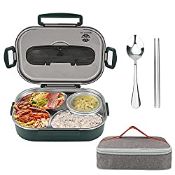 RRP £22.70 Leak Proof Bento Box Lunch Box with Insulated Lunch