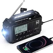 RRP £39.85 Portable Wind Up Radio