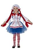 RRP £40.79 Dress Up America Rag Doll Costume Product Comes Complete