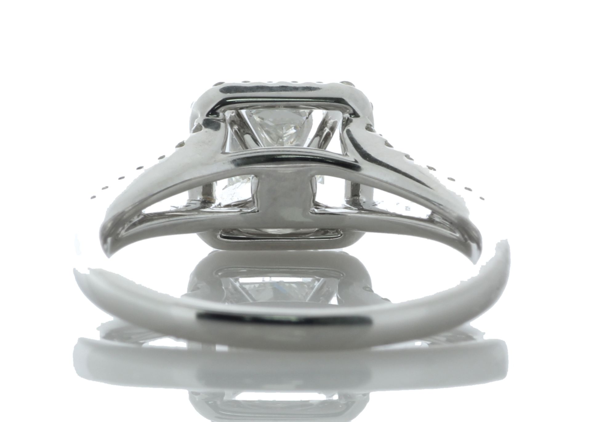 18ct White Gold Single Stone Princess Cut Diamond Ring (0.72) 1.05 Carats - Valued by GIE £15,497.00 - Image 3 of 5