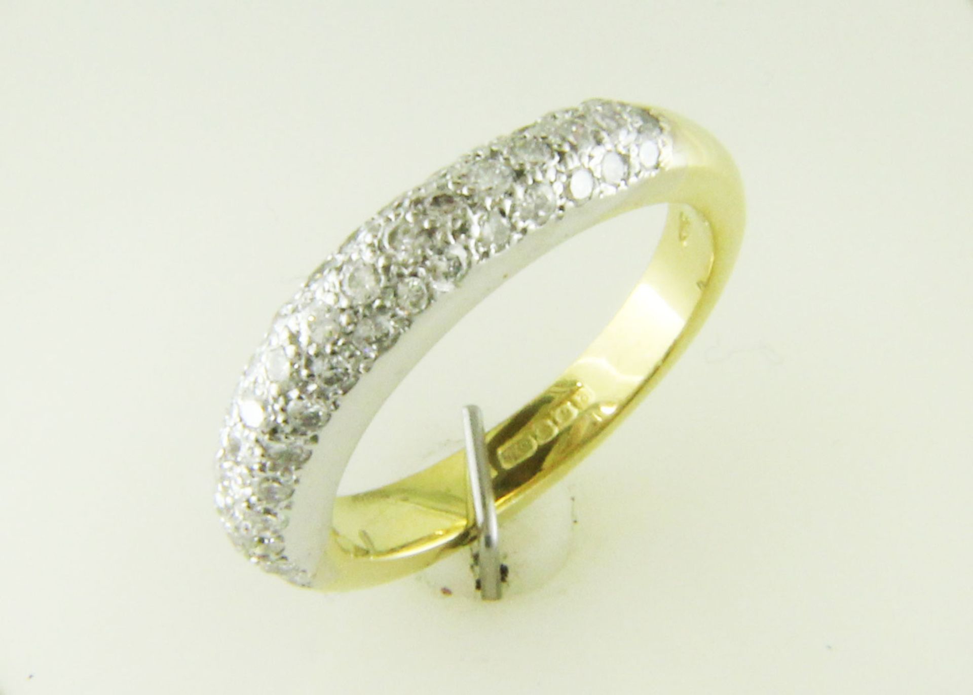 18ct Wedding Band Diamond Ring E VVS2 1.58 Carats - Valued by AGI £5,624.00 - 18ct Wedding Band - Image 4 of 4