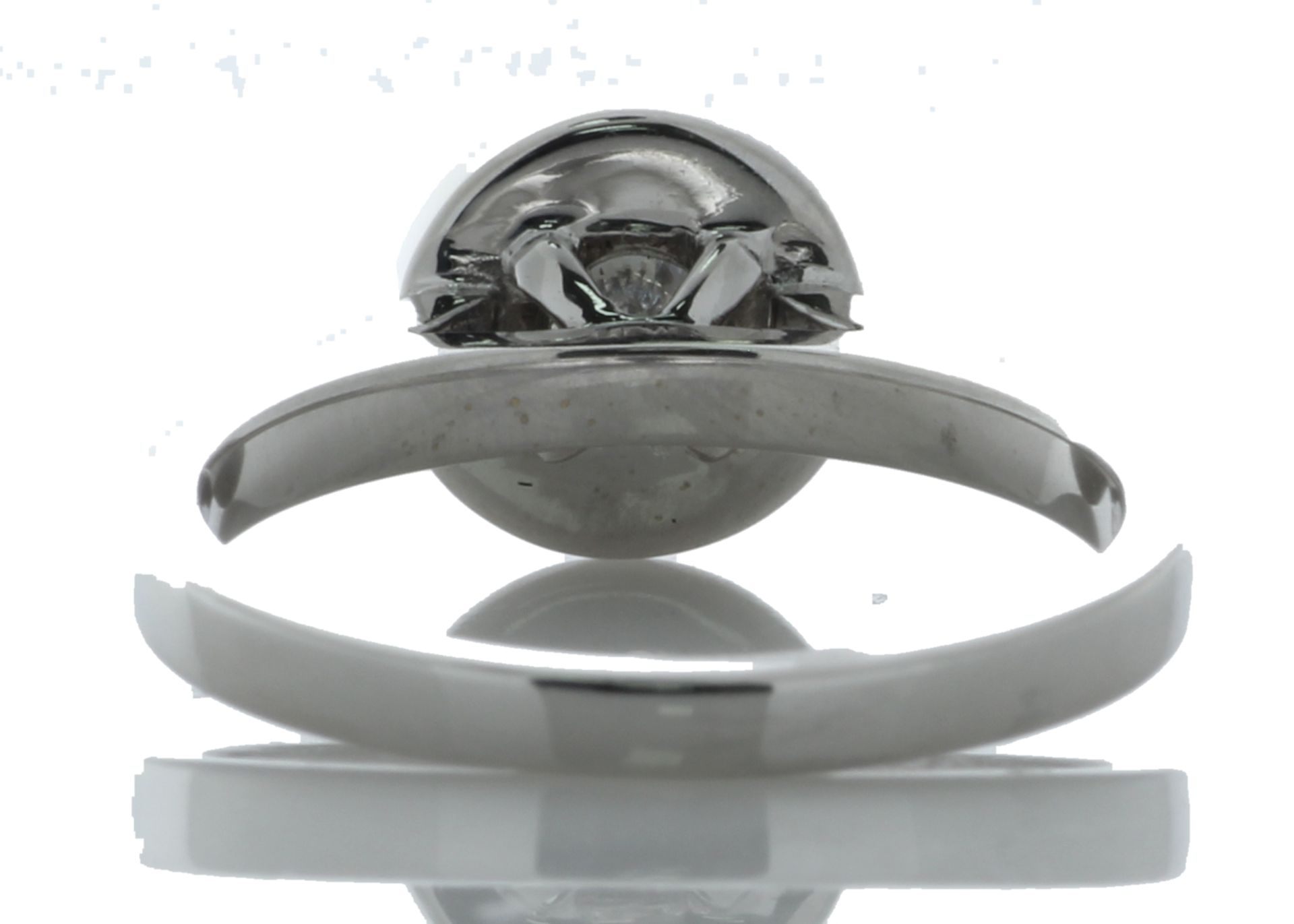 18ct White Gold Single Stone With Halo Setting Ring (0.26) 0.54 Carats - Valued by GIE £4,102.00 - - Image 3 of 6