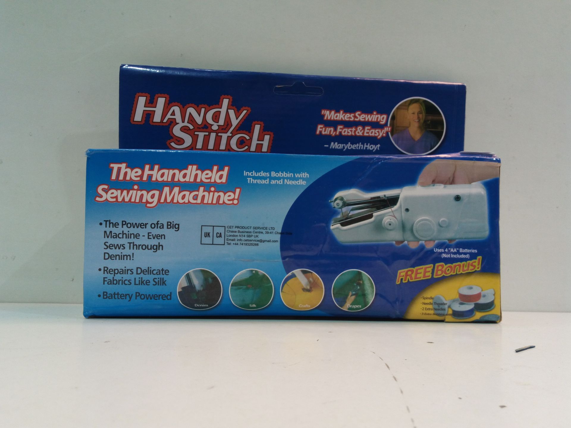RRP £12.98 Handheld Sewing Machine - Image 2 of 2
