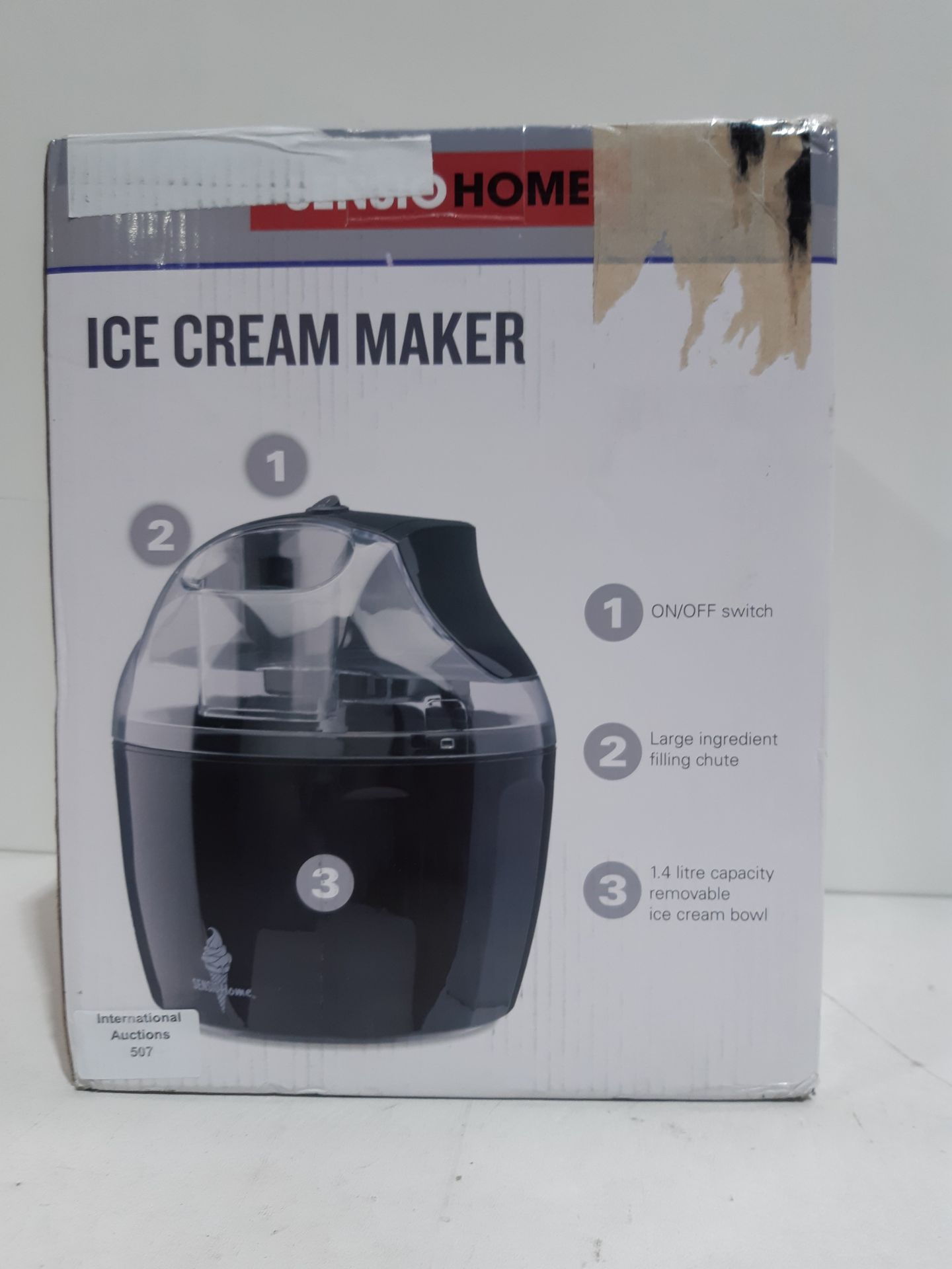 RRP £29.95 Sensio Home Ice Cream Maker Machine - Image 2 of 2