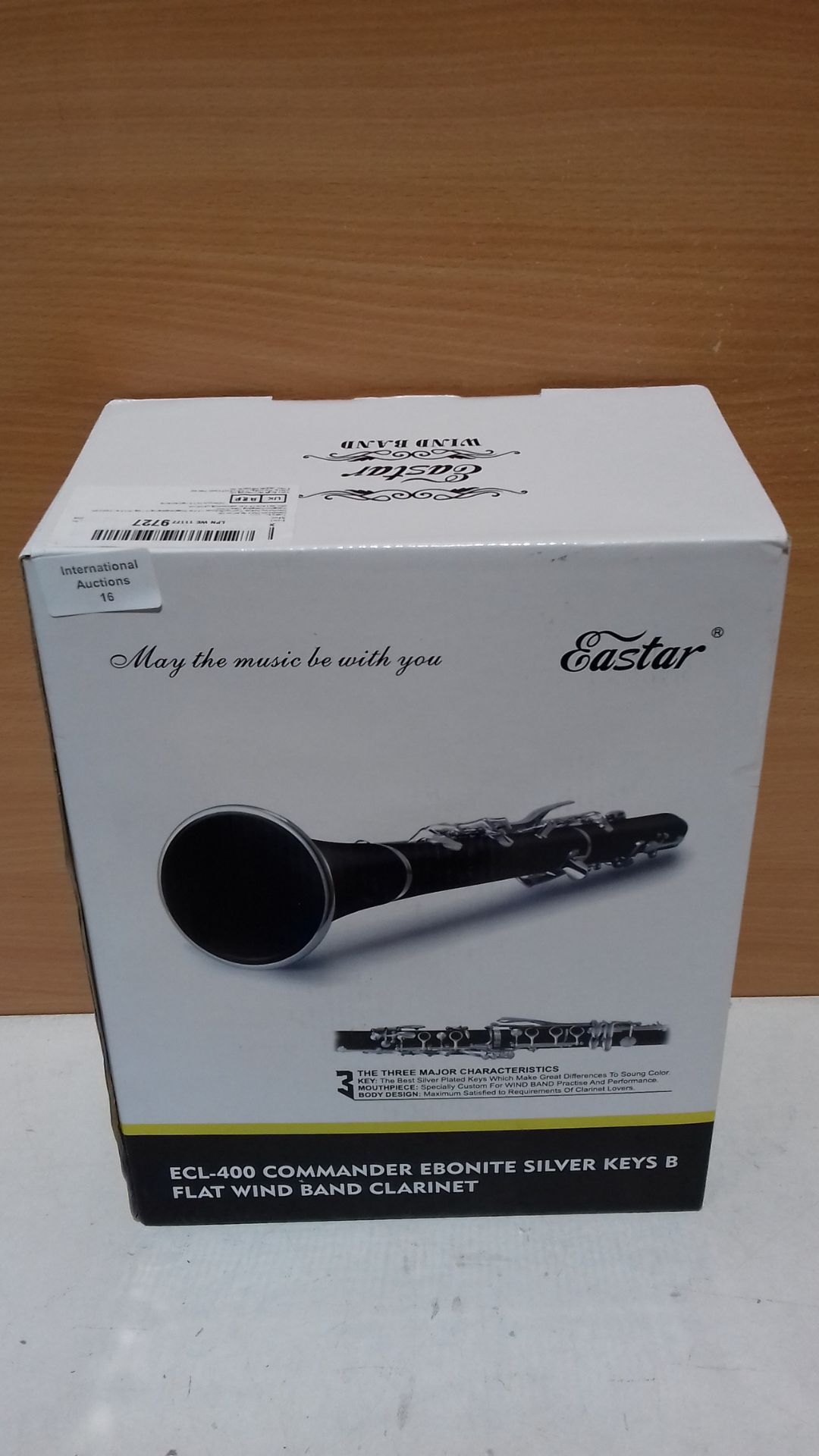 RRP £149.99 Eastar Bb Clarinet Silver plated Commander Ebonite - Image 2 of 2