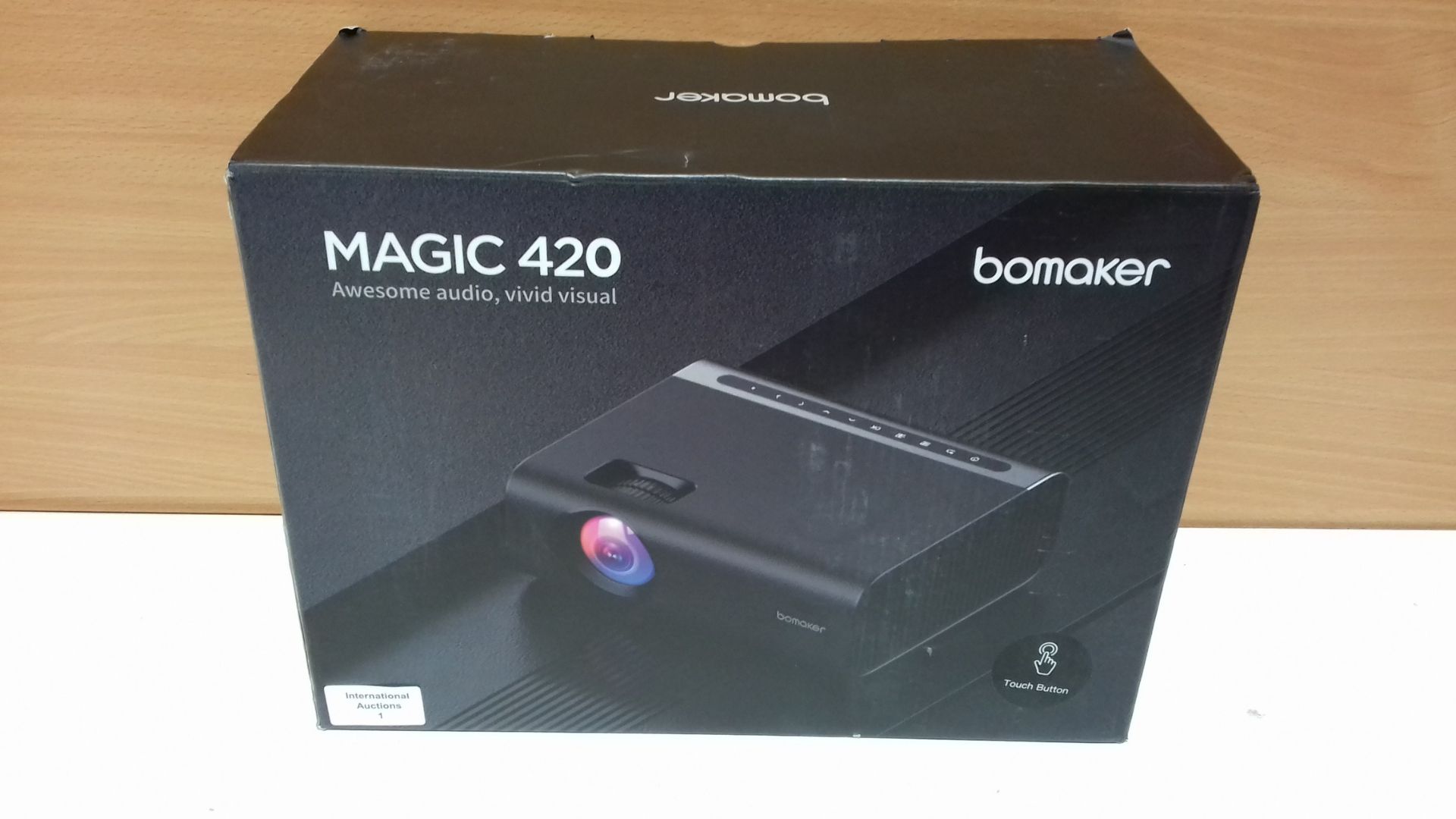 RRP £122.90 Bluetooth Projector WiFi and Screen included - Image 2 of 2