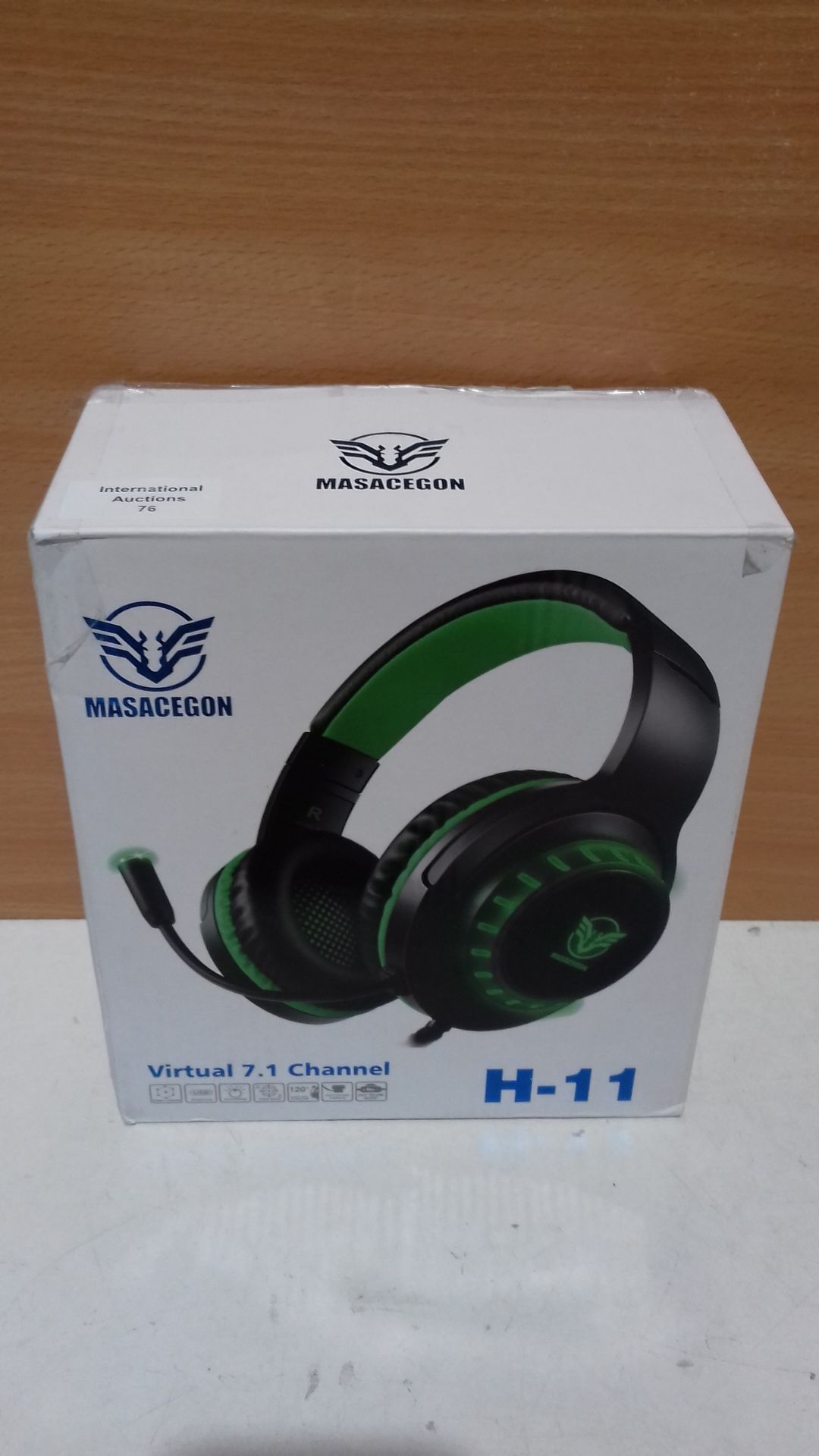 RRP £30.98 Pacrate 7.1 USB Headset with Microphone Noise Cancelling - Image 2 of 2