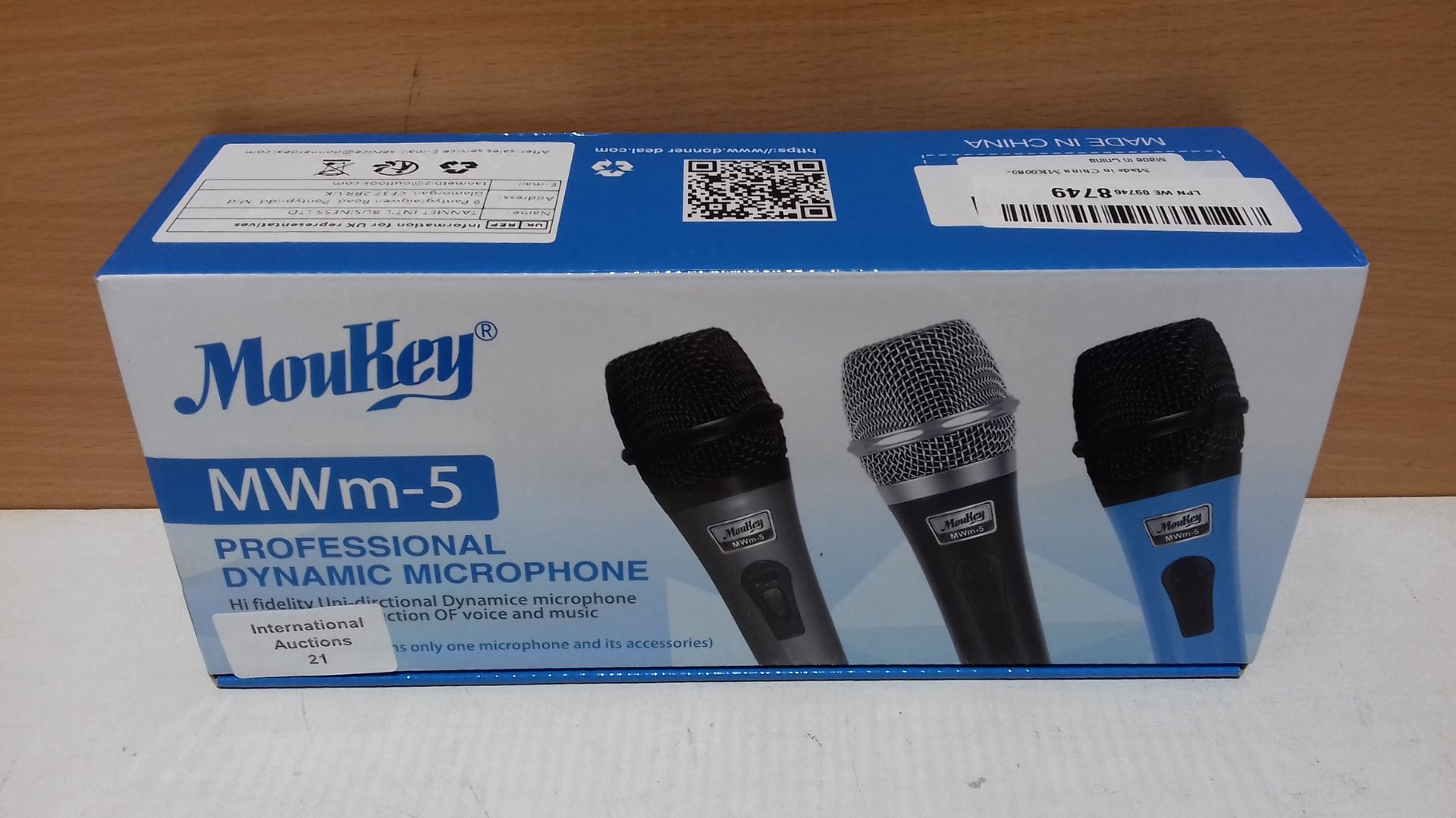 RRP £15.98 Moukey Dynamic Microphone - Image 2 of 2