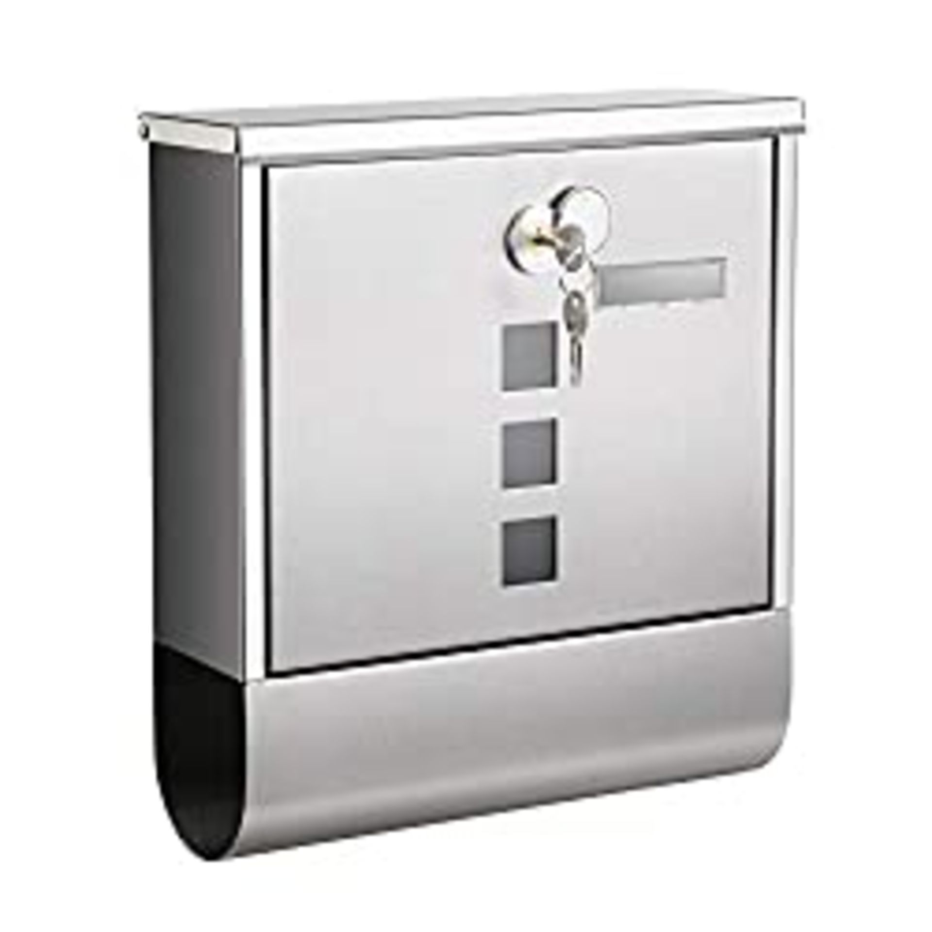 RRP £25.90 SONGMICS Stainless Steel Mailbox