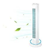 RRP £33.98 Tower Fan 31 Inch 45W Oscillating 3 Speed Cooling Slim