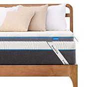 RRP £185.99 Inofia Sleep Memory Foam Mattress Topper Emperor Bed