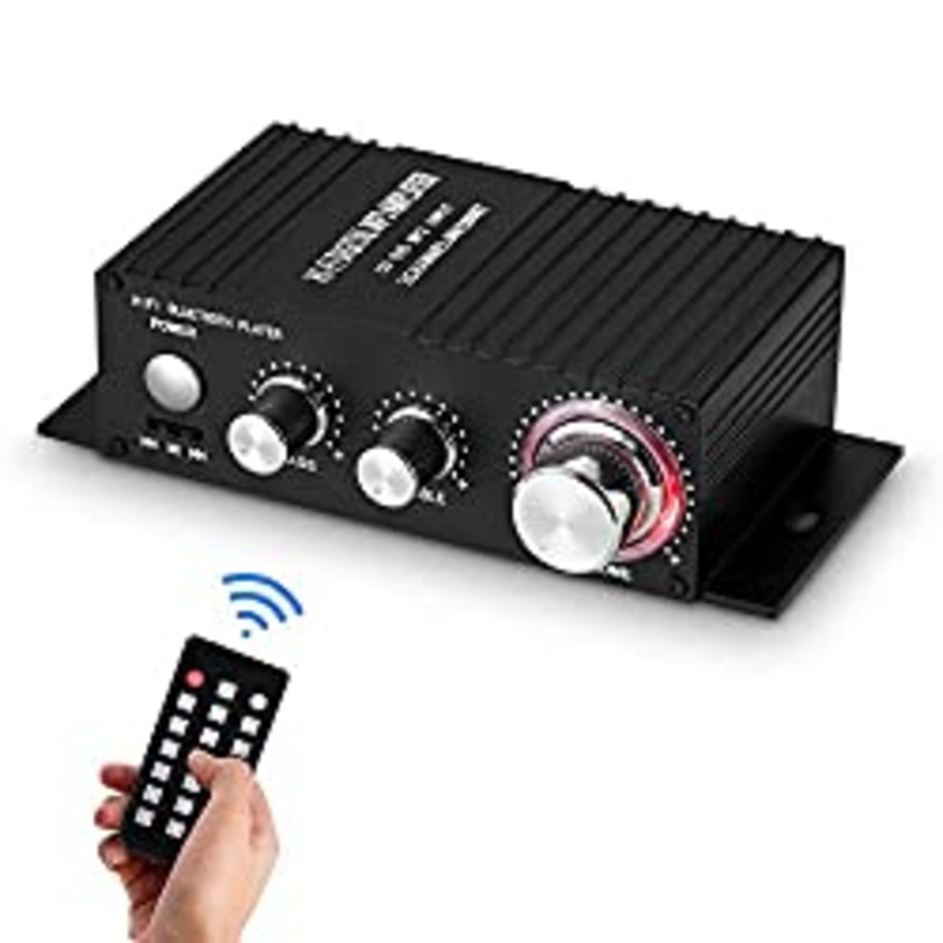 RRP £37.99 Mini Bluetooth Audio Amplifier Receiver Stereo Power