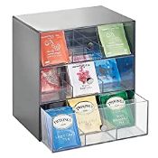 RRP £25.44 mDesign Storage Box for Teabags