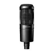 RRP £75.00 Audio-Technica AT2020 Cardioid Condenser Microphone