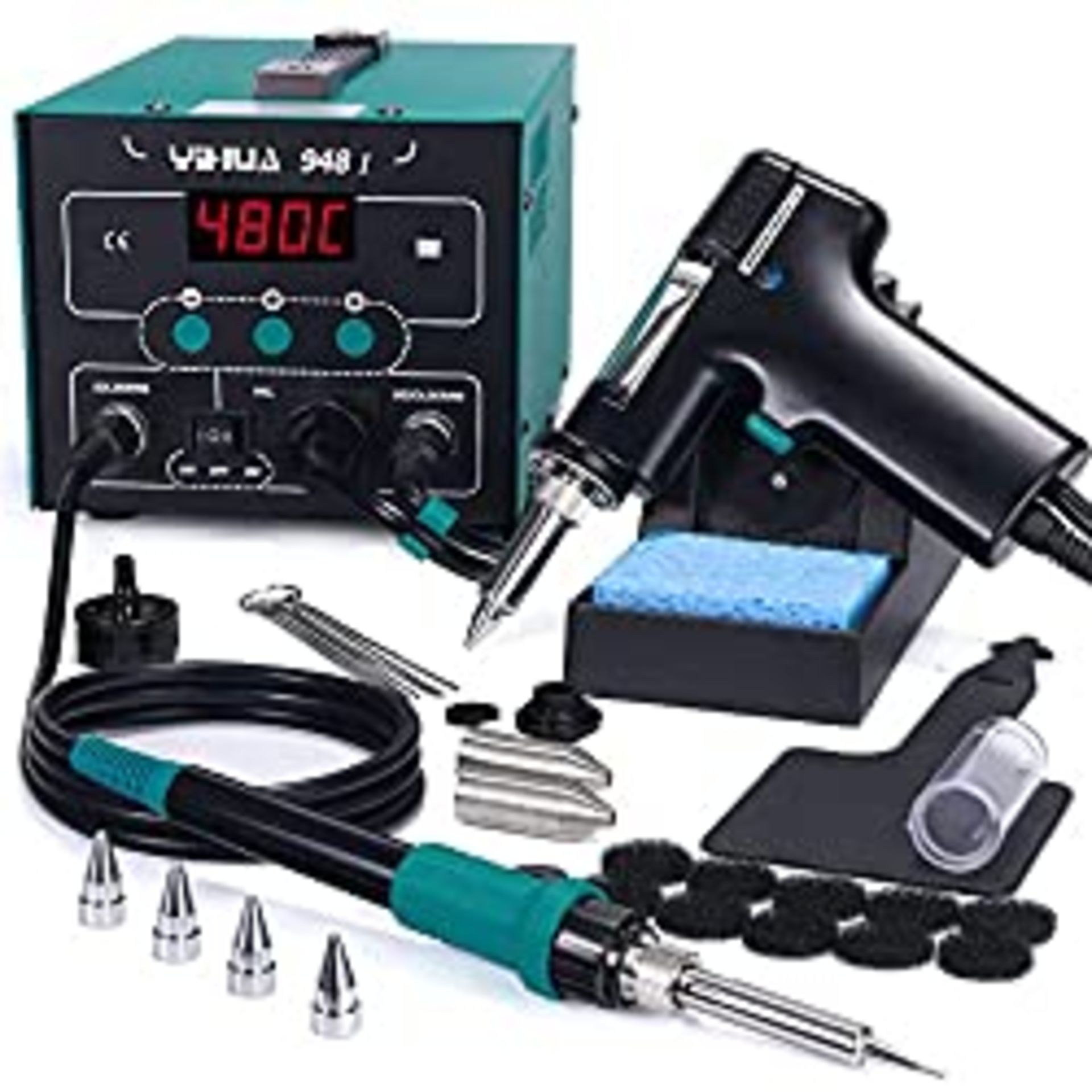 RRP £139.99 YIHUA 948-I Soldering Desoldering Station 2-in-1 with