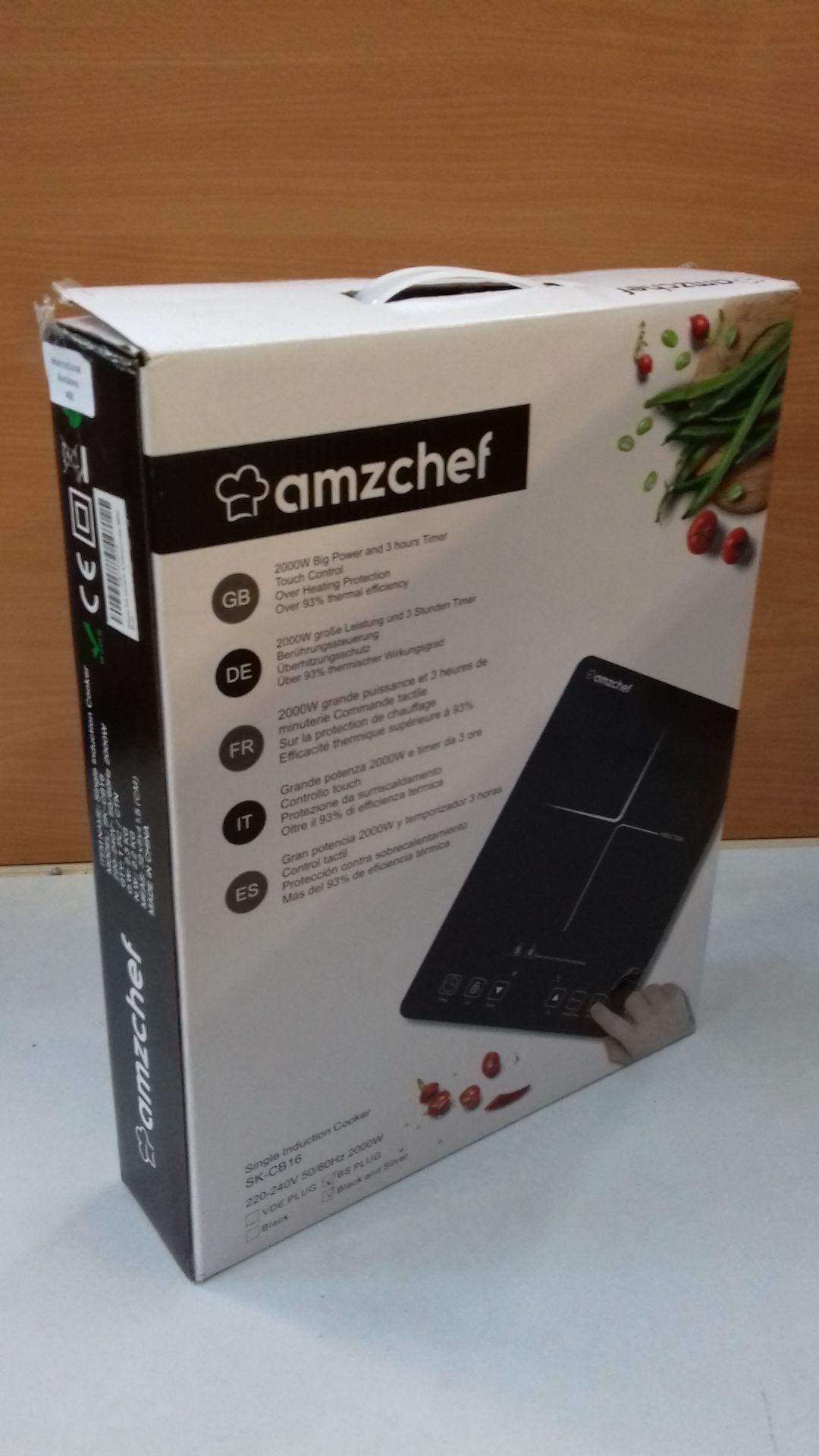 RRP £55.49 AMZCHEF Single Induction Cooker - Image 2 of 2