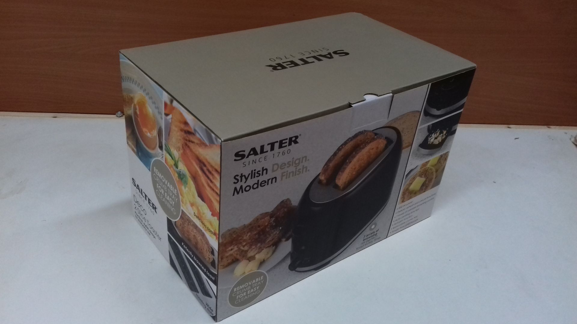 RRP £18.98 Salter EK2937 Deco 2-Slice Toaster - Image 2 of 2