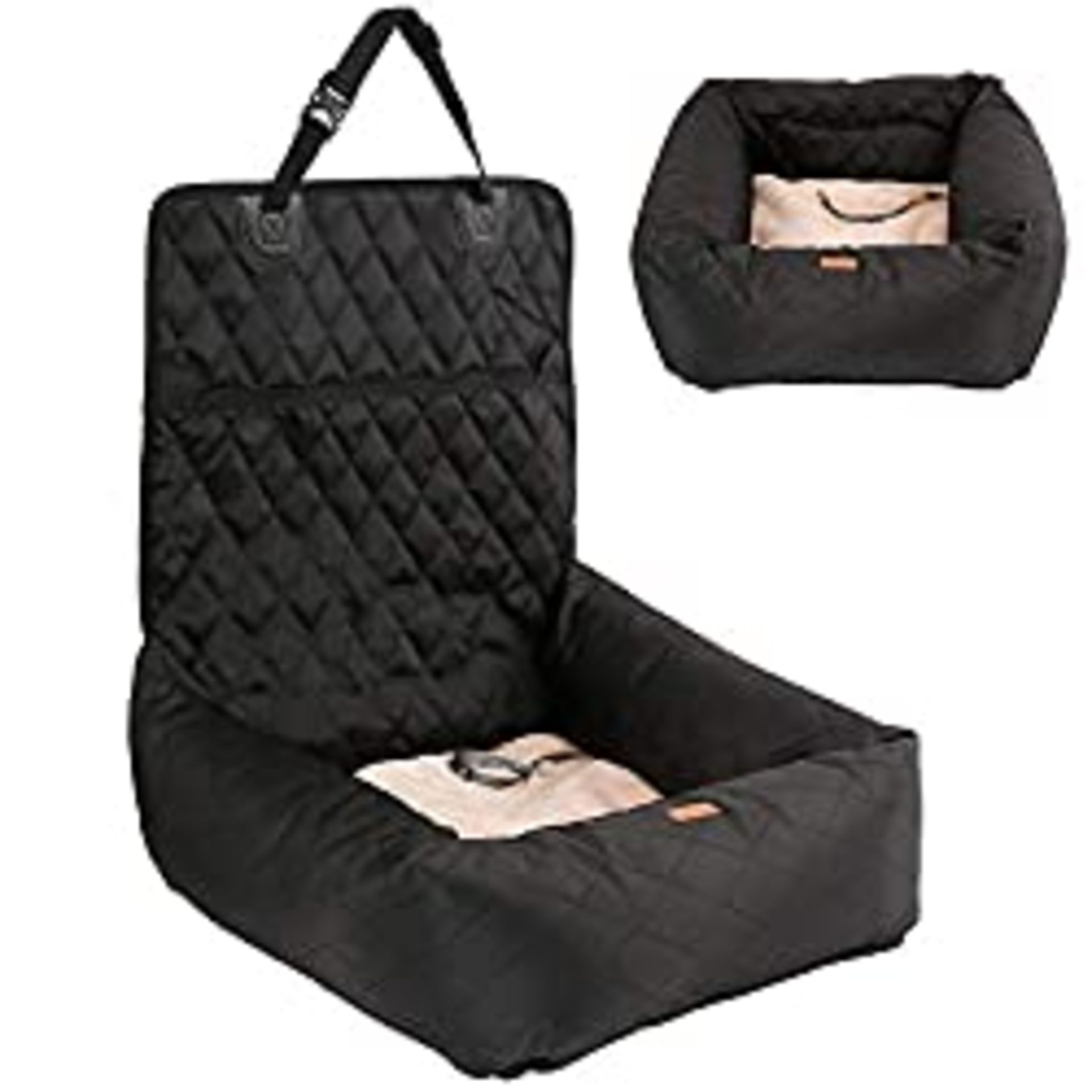 RRP £58.24 HAPPY HACHI Dog Bed Car Seat Cover Pet Car Booster