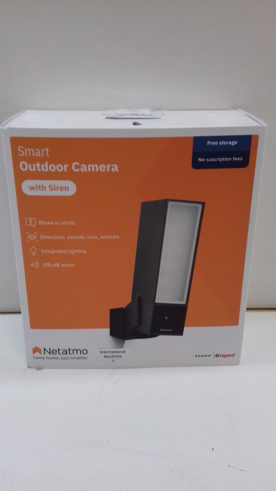 RRP £255.54 Netatmo Smart Outdoor Security Camera with 105-dB Siren - Image 2 of 2