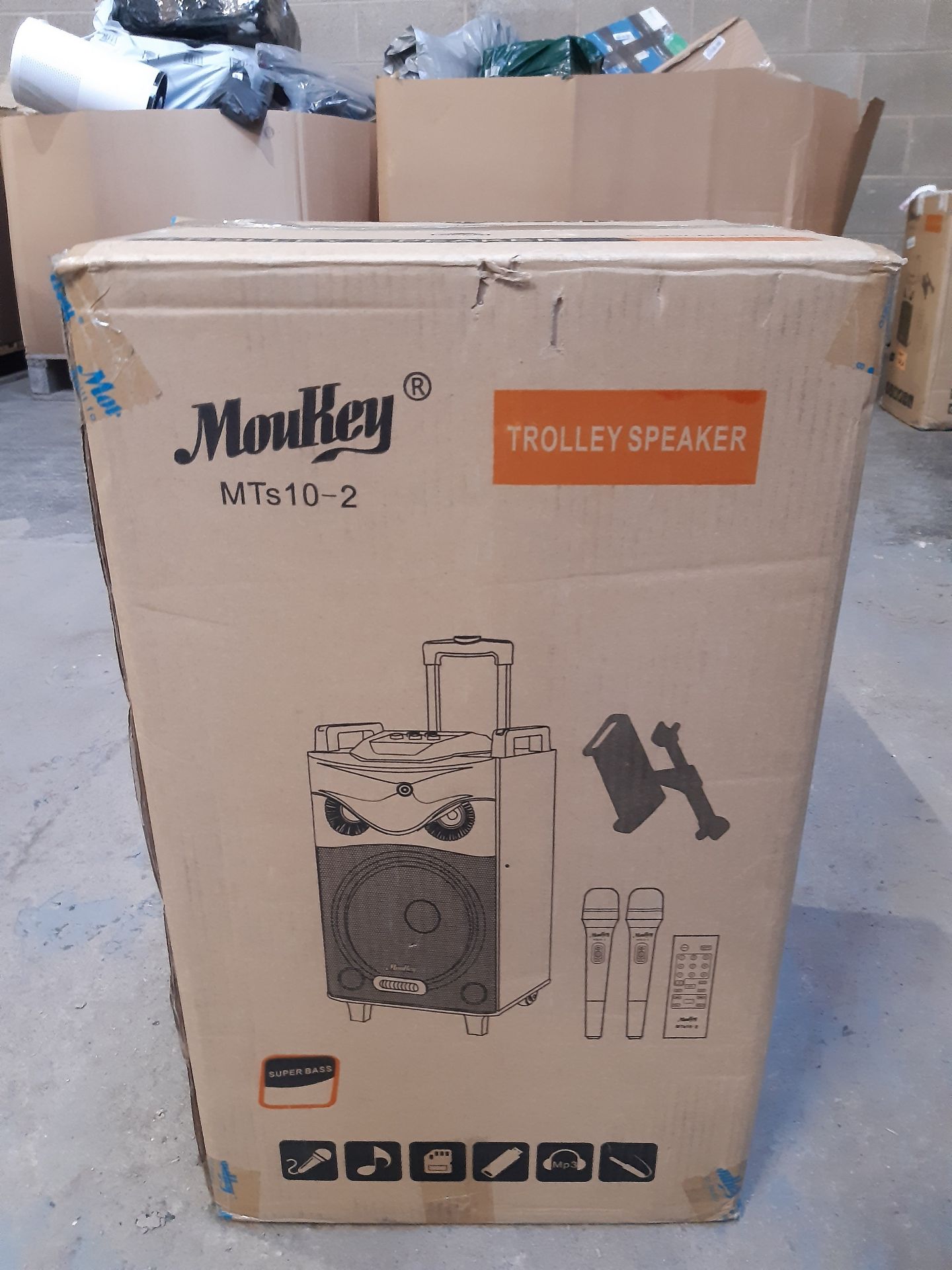 RRP £212.48 Moukey Karaoke Machine Speaker - Image 2 of 2