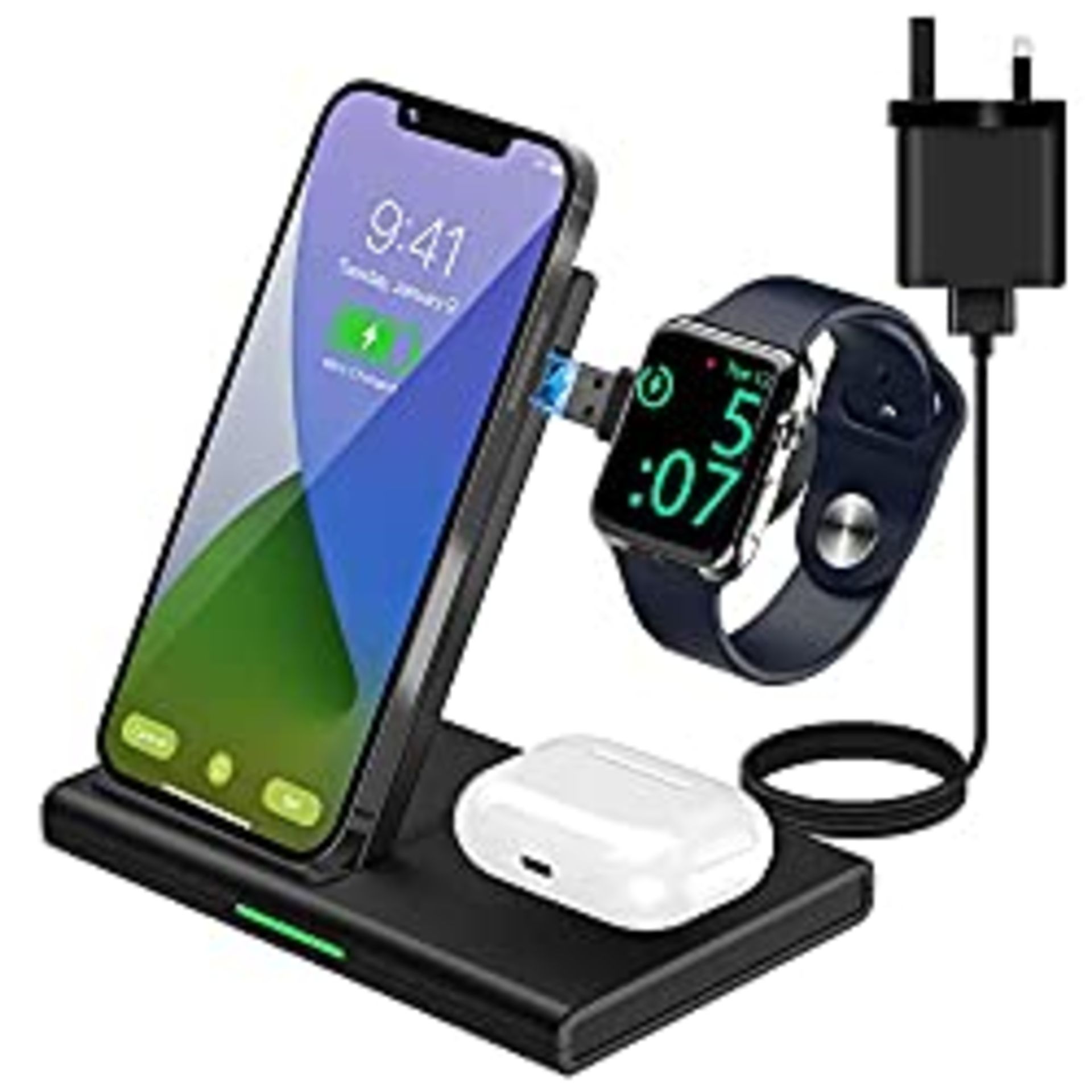 RRP £13.49 3 in 1 Wireless Charging Station DINTO Foldable Wireless